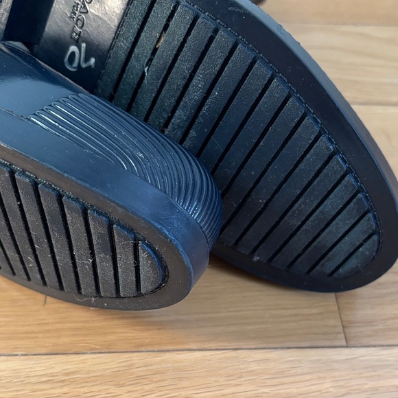 Coach Glossy Navy Rain Boots - Picture 8 of 10